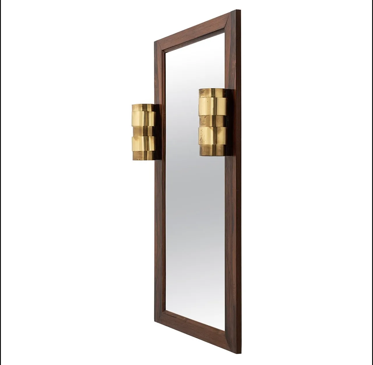 Coppia di applique svedesi in ottone, anni '70 1